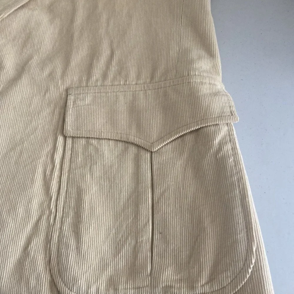 Vintage Westerner Men 42 M Corduroy Blazer Sports‎ Coat Western Rodeo Beige